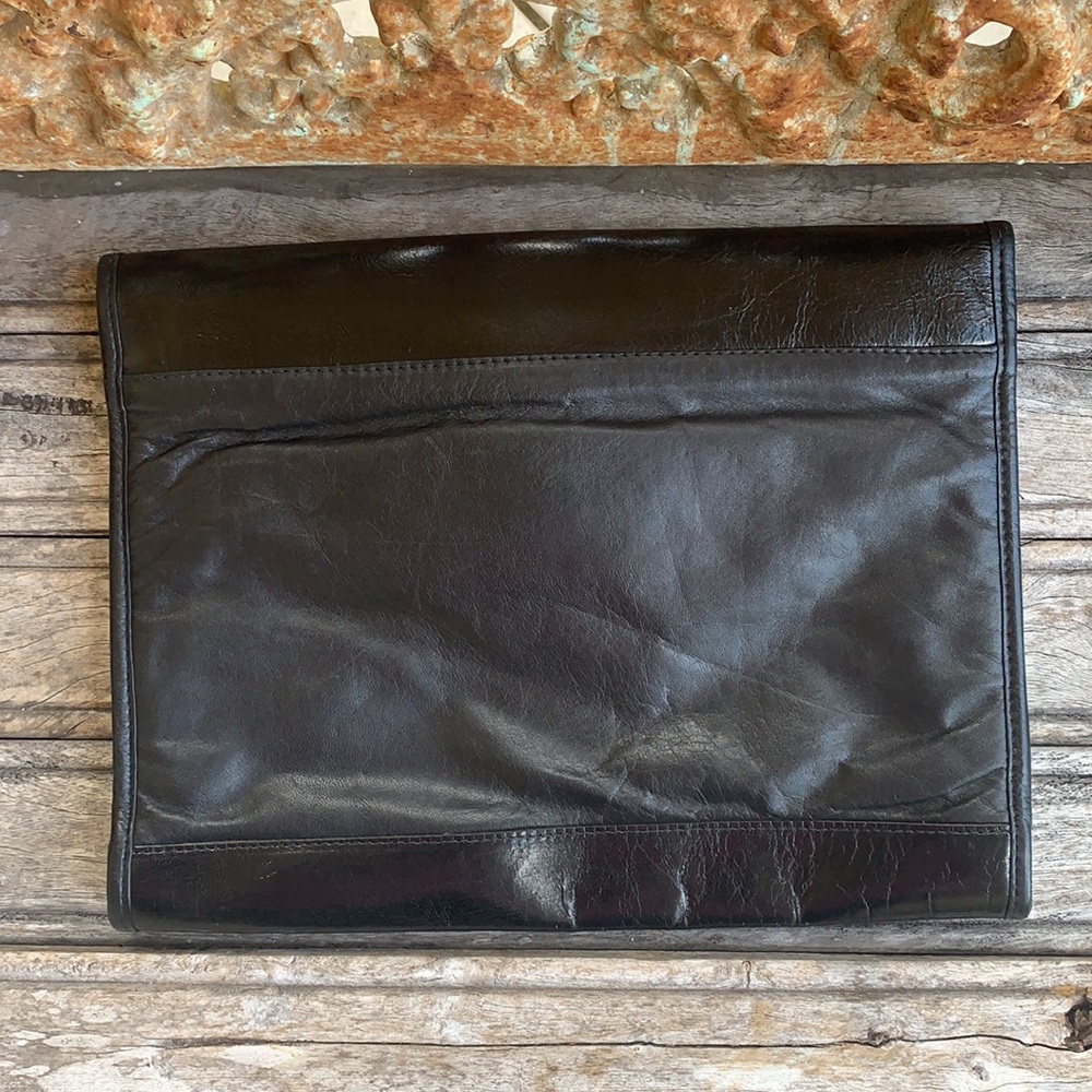 Samir Leather Clutch Handbag View 4